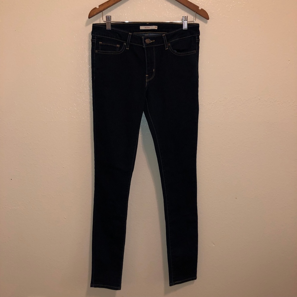 Women's Levi's 711 Skinny Dark Wash Jeans